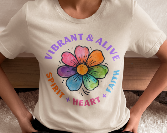 FAITH COLLECTION - 'Spirit + Heart + Faith' Soft Tee